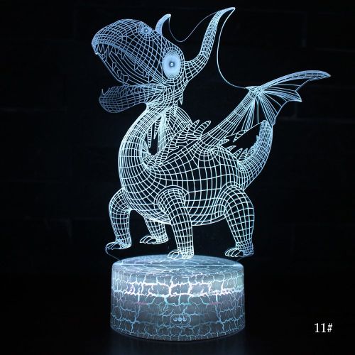 Christmas Kid Gift Remote&Touch Control 3D LED Night Light Dinosaur series 7/16 Colors Change LED Table Desk Lamp Home Decor D30 Christmas Kid Gift Remote&Touch Control 3D LED Night Light Dinosaur series 7/16 Colors Change LED Table Desk Lamp Home Decor D30