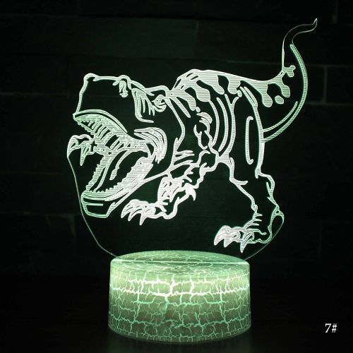 Christmas Kid Gift Remote&Touch Control 3D LED Night Light Dinosaur series 7/16 Colors Change LED Table Desk Lamp Home Decor D30 Christmas Kid Gift Remote&Touch Control 3D LED Night Light Dinosaur series 7/16 Colors Change LED Table Desk Lamp Home Decor D30