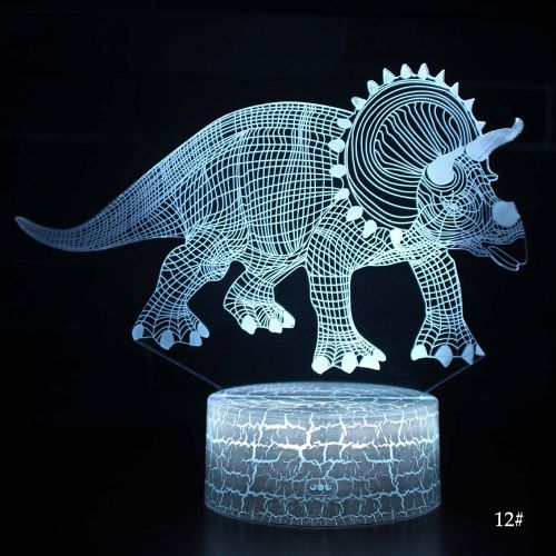 Christmas Kid Gift Remote&Touch Control 3D LED Night Light Dinosaur series 7/16 Colors Change LED Table Desk Lamp Home Decor D30 Christmas Kid Gift Remote&Touch Control 3D LED Night Light Dinosaur series 7/16 Colors Change LED Table Desk Lamp Home Decor D30