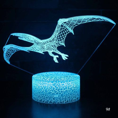 Christmas Kid Gift Remote&Touch Control 3D LED Night Light Dinosaur series 7/16 Colors Change LED Table Desk Lamp Home Decor D30 Christmas Kid Gift Remote&Touch Control 3D LED Night Light Dinosaur series 7/16 Colors Change LED Table Desk Lamp Home Decor D30