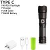 350000cd XPH90 70 50 LED/Powerful/Rechargeable/Tactical/Handled/EDC Flashlight cob Bike/Camping/Underwater/Search/Portable Light