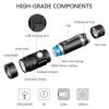 Ultra Bright LED Flashlight With XP-L -V6 LED lamp beads Waterproof Torch Zoomable 4 lighting modes Multi-function USB charging