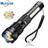 ZK20 High Strong Power Flashlights Tactical Light Emergency Spotlights Telescopic Jetbeam USB Rechargeable Outdoor Lighting